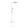 BATH DELUXE 31-120-06-01-00 - Doucheset met thermostaatkraan NAESBY mat wit
