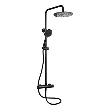 BATH DELUXE 31-120-07-02-00 - Doucheset met thermostaatkraan DRAGOR mat zwart