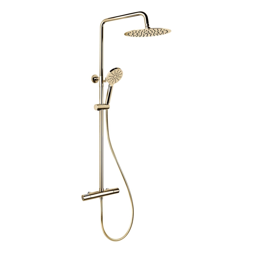 BATH DELUXE 31-120-07-64-00 - Doucheset met thermostaatkraan DRAGOR glanzend messing
