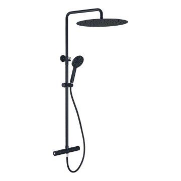 BATH DELUXE 31-120-09-63-00 - Colonnes de douche avec robinet thermostatique DRAGOR mat noir