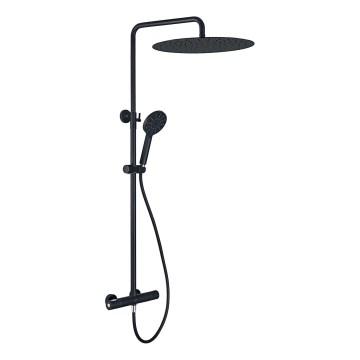 BATH DELUXE 31-120-13-63-00 - Doucheset met thermostaatkraan DRAGOR mat zwart