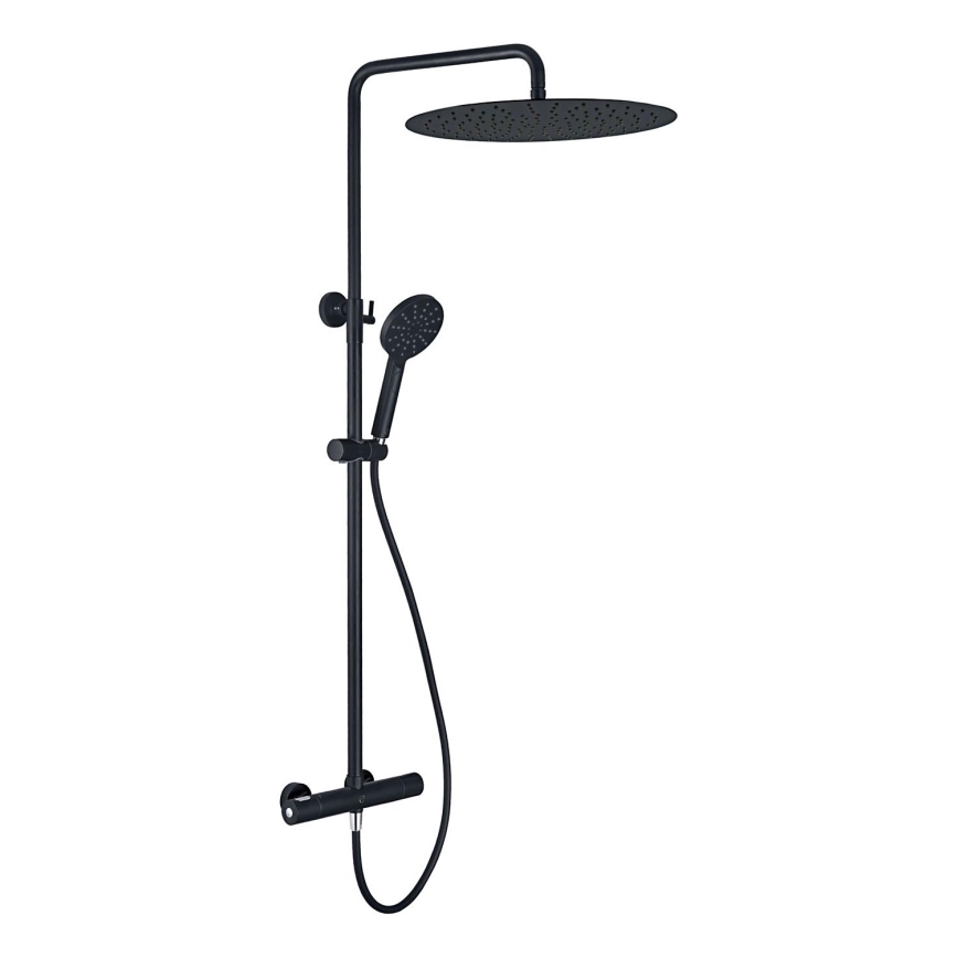 BATH DELUXE 31-120-13-63-00 - Doucheset met thermostaatkraan DRAGOR mat zwart