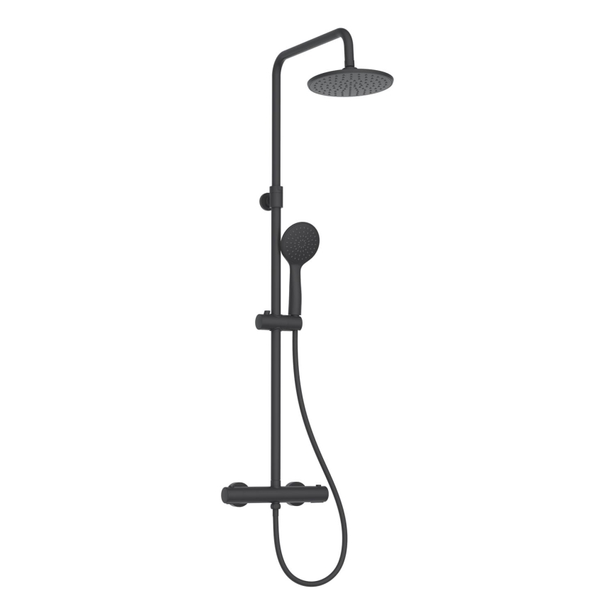 BATH DELUXE 31-130-41-02-02 - Doucheset met kraan HOUSTON mat zwart