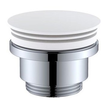 BATH DELUXE 33-004-05-01-04 - Bonde de lavabo RODBY d. 6,6 cm blanc