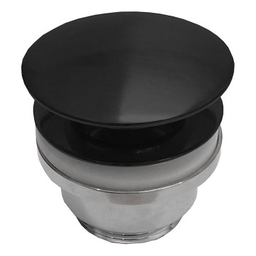 BATH DELUXE 33-004-05-02-04 - Bonde de lavabo RODBY d. 6,6 cm noir