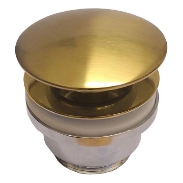 BATH DELUXE 33-004-05-64-04 - Bonde de lavabo RODBY d. 6,6 cm laiton brillant