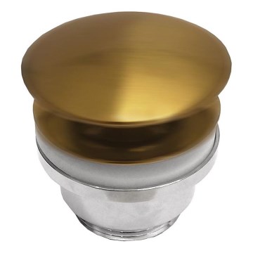 BATH DELUXE 33-004-05-70-04 - Bonde de lavabo RODBY d. 6,6 cm laiton brossé