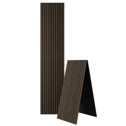 BATH DELUXE 54-240-11-84-12 - Akoestisch wandpaneel VASALUND 240x52 cm walnoot