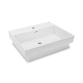 Bathco 0062 - Lavabo à encastrer FUNCHAL 55 x 45 cm porcelaine/blanc
