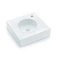 Bathco 0081 - Opzetwastafel GOTA 45x45 cm porselein/wit
