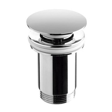 Bathco 0212 - Bonde de lavabo sans trop-plein CLICK-CLACK Ø 6 cm chrome brillant