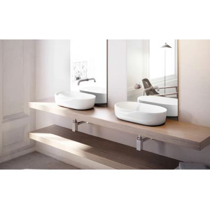 Bathco 4037 - Opzetwastafel TOULOUSE 59x41,5 cm porselein/wit