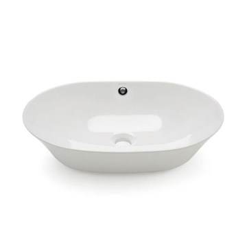 Bathco 4038 - Vasque à poser TOULOUSE 59 x 42 cm en porcelaine blanche