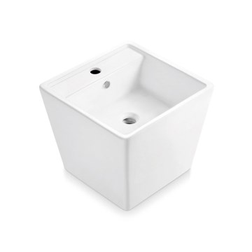 Bathco 4059 - Lavabo à poser GENOVA 42x42 cm porcelaine/blanc