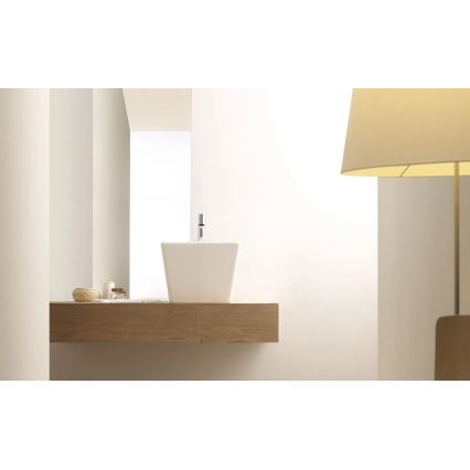 Bathco 4059 - Lavabo à poser GENOVA 42x42 cm porcelaine/blanc