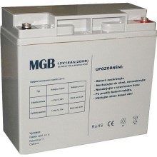 Batterie au plomb VRLA AGM 12V/18Ah blanche