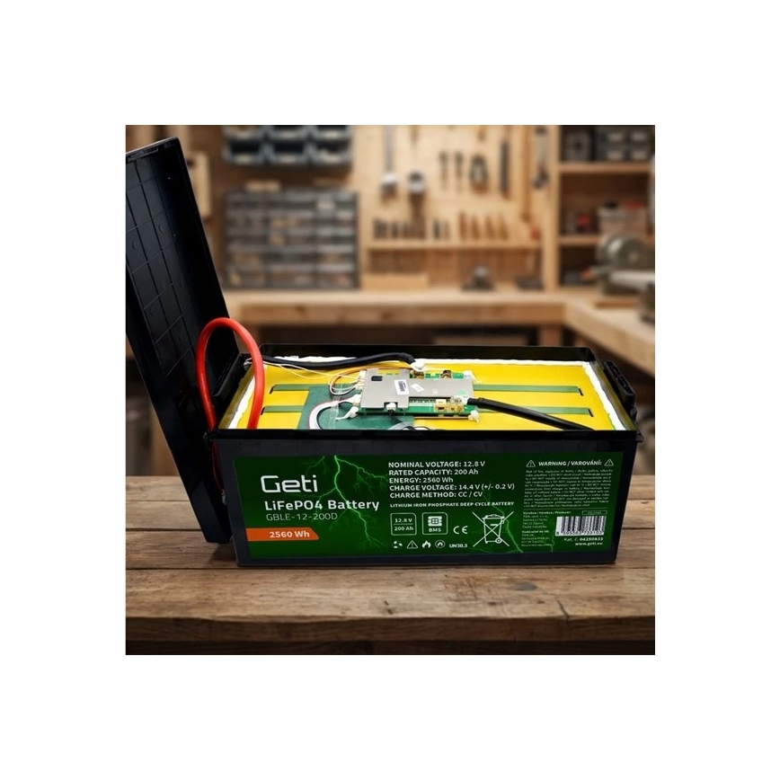 Batterie LiFePO4 12,8 V / 200 Ah