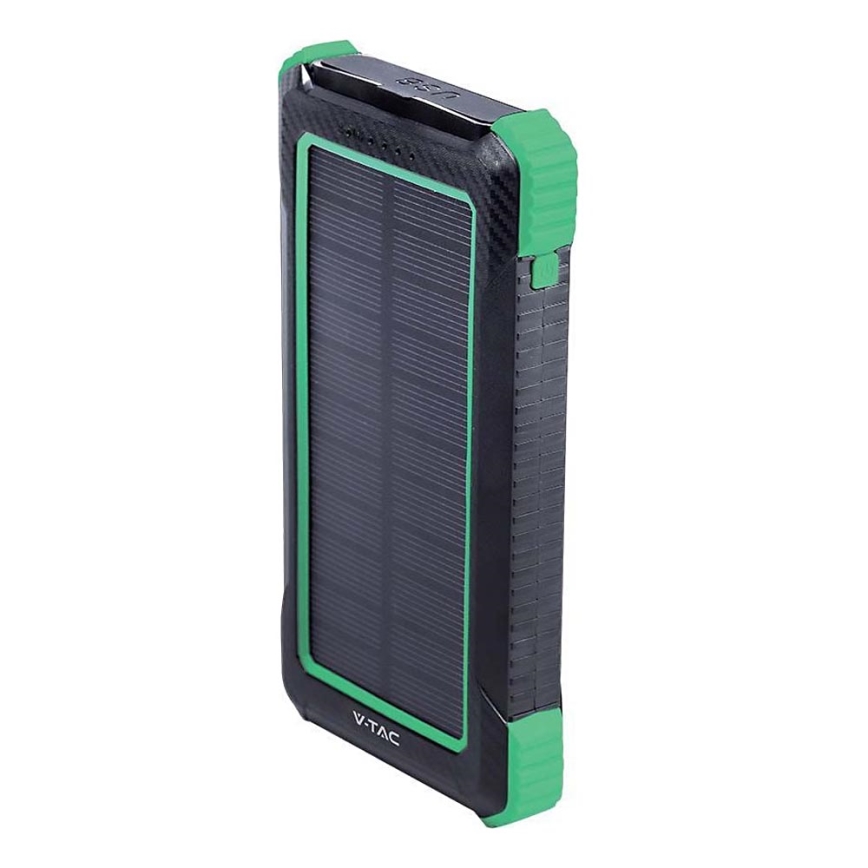 Batterie portative solaire Power Delivery 10000mAh/10W/5V noir