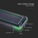 Batterie portative solaire Power Delivery 10000mAh/10W/5V noir