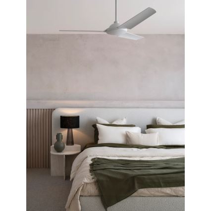 BAYSIDE 21302449 - Ventilateur de plafond SOMERSET Ø 122 cm blanc + télécommande