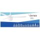 BAYSIDE 531016 - Ventilateur de plafond MEGARA 2xE14/15W/230V blanc + télécommande