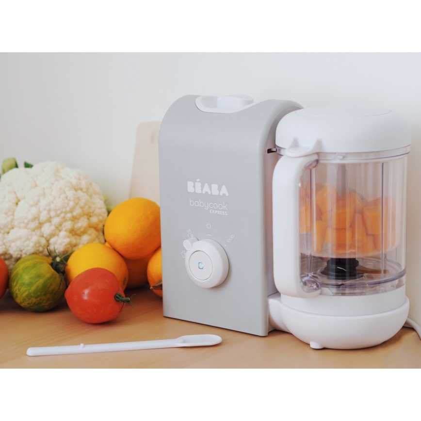Beaba - 2-in-1 stoomkoker BABYCOOK EXPRESS grijs
