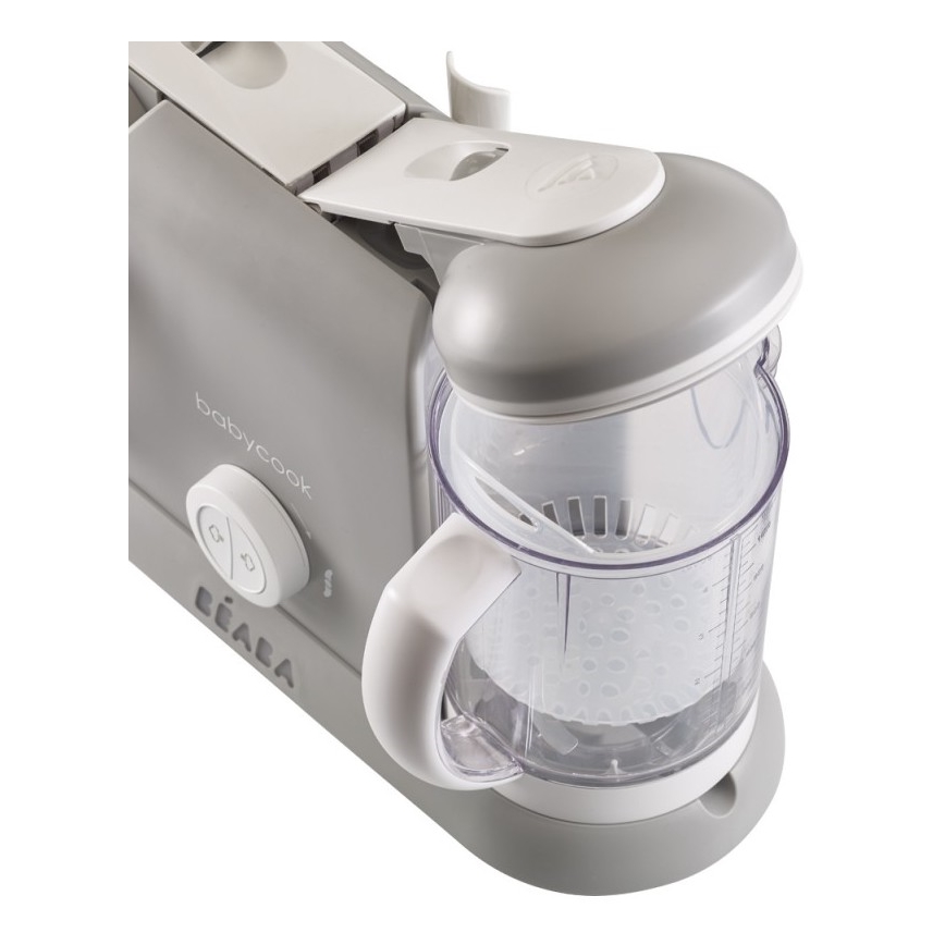 Beaba - Stoomkoker met blender BABYCOOK PLUS grijs