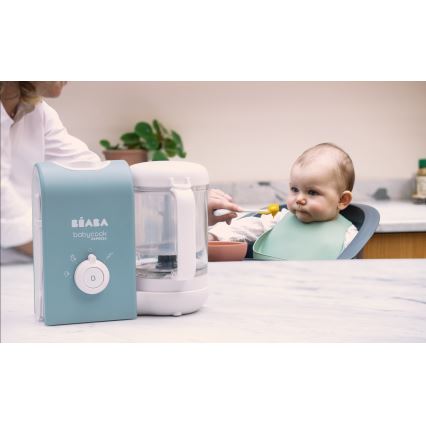 Beaba - Cuiseur vapeur 2en1 BABYCOOK EXPRESS bleu