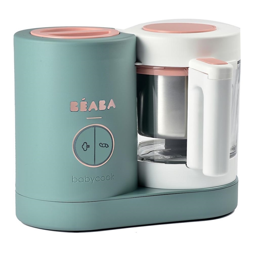 Beaba - Cuiseur vapeur 2en1 BABYCOOK NEO vert/blanc