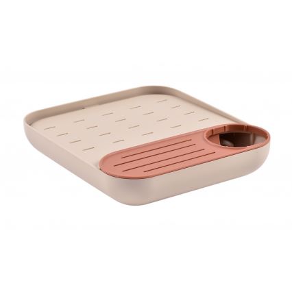 Beaba - Droogrek voor flessen beige/oranje