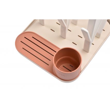 Beaba - Droogrek voor flessen beige/oranje
