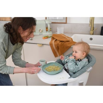 Beaba - Ensemble de repas pour enfant Vert sauge, 4 pièces