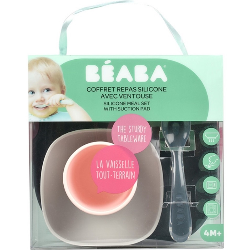 4 cuillères en silicone pour bébé - Béaba