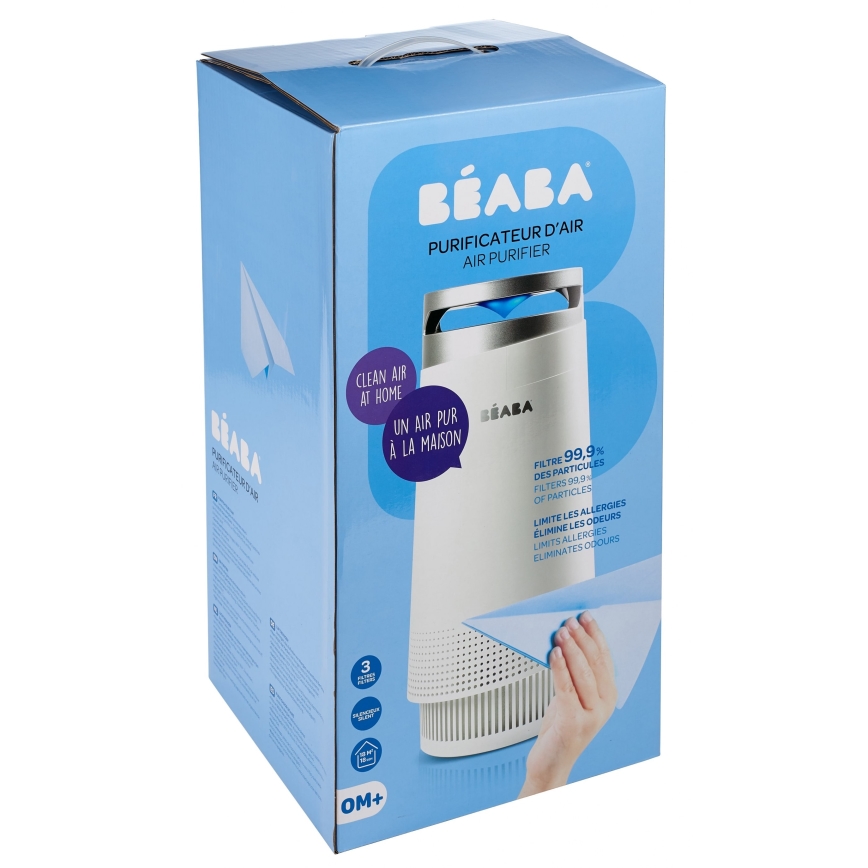 Beaba - Luchtzuiveraar met gecombineerde filter 120 m3/u 35W/230V/30-52 dB