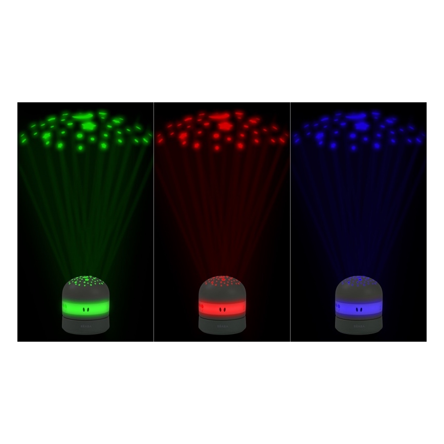 Beaba - PIXIE-projector met melodie USB/5V 1300 mAh groen