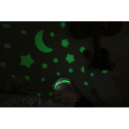 Beaba - PIXIE-projector met melodie USB/5V 1300 mAh groen