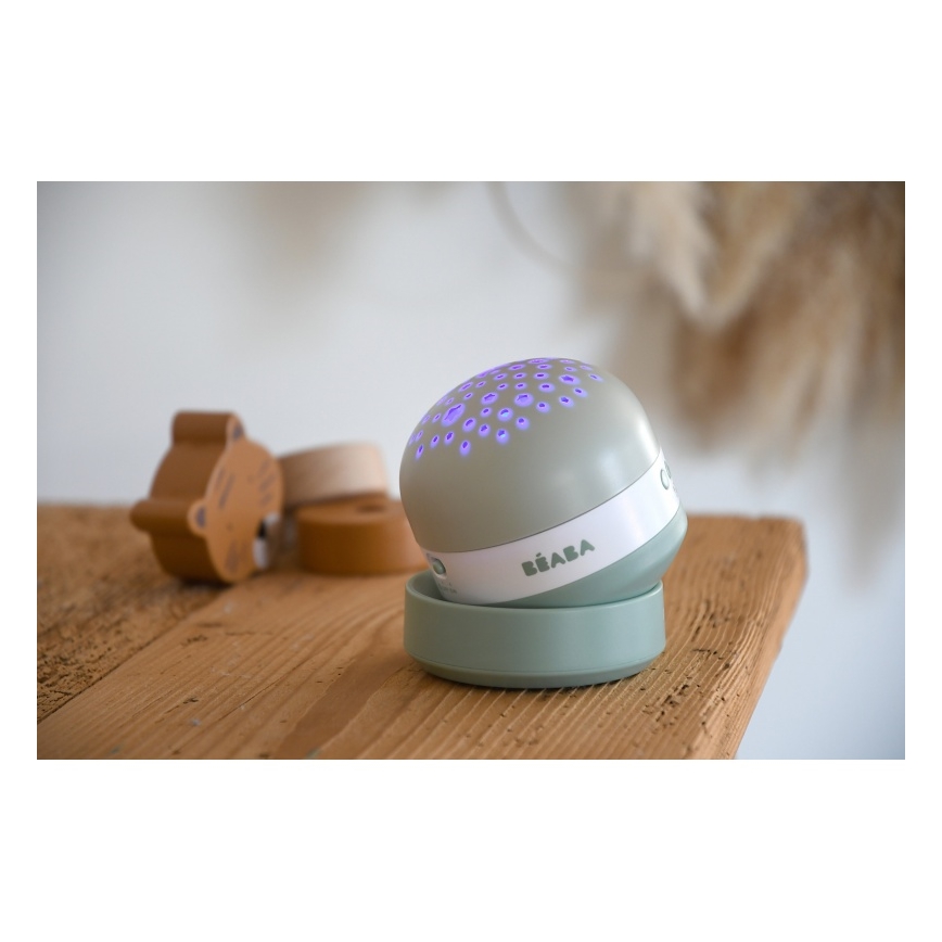 Beaba - PIXIE-projector met melodie USB/5V 1300 mAh groen