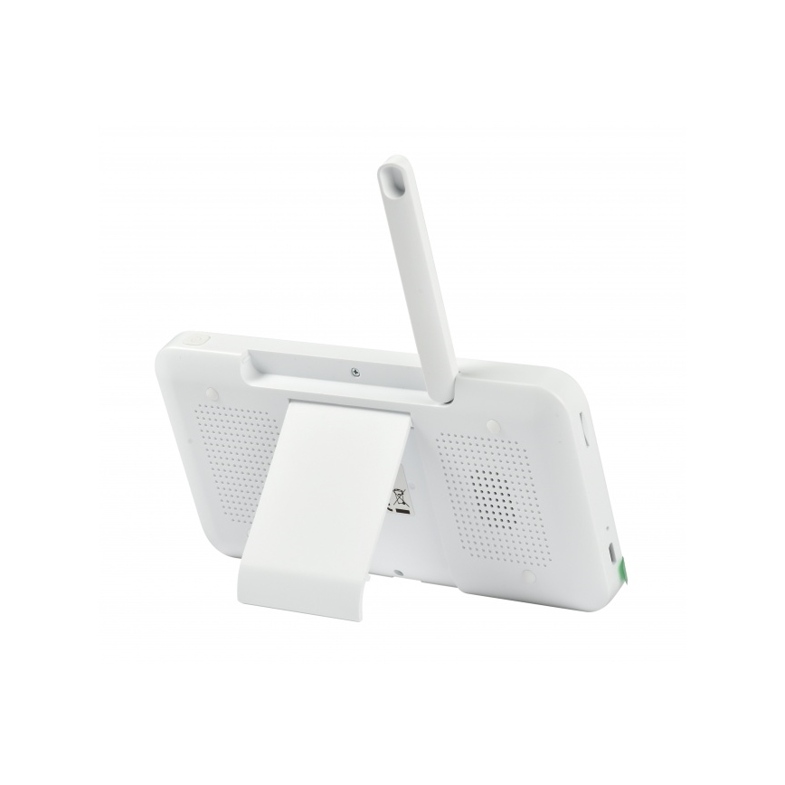 Beaba - Slimme oplaadbare babyfoon met monitor ZEN NIGHT 720p 5V 4000 mAh Wi-Fi wit