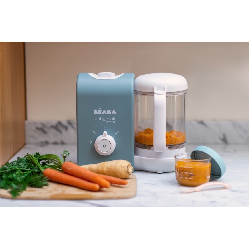 Beaba - Stoomkoker 2in1 BABYCOOK EXPRESS blauw