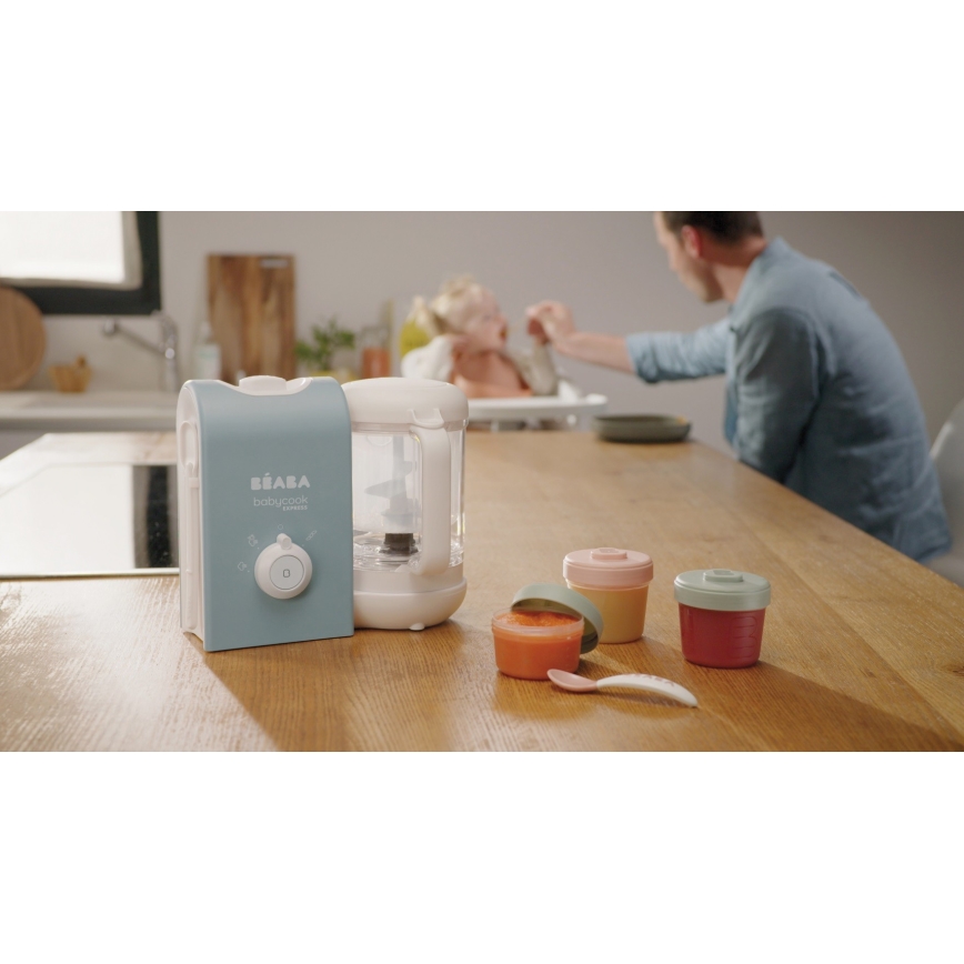 Beaba - Stoomkoker 2in1 BABYCOOK EXPRESS blauw