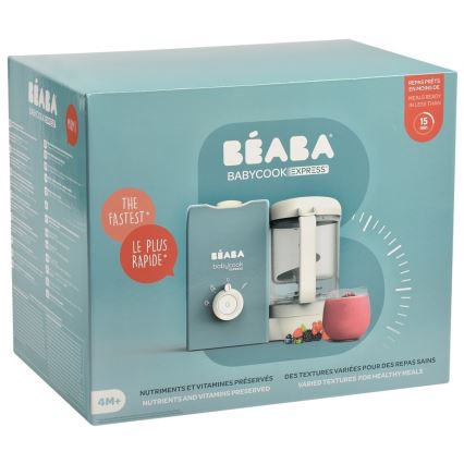 Beaba - Stoomkoker 2in1 BABYCOOK EXPRESS blauw