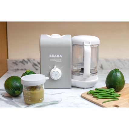 Beaba - Stoomkoker 2in1 BABYCOOK EXPRESS grijs
