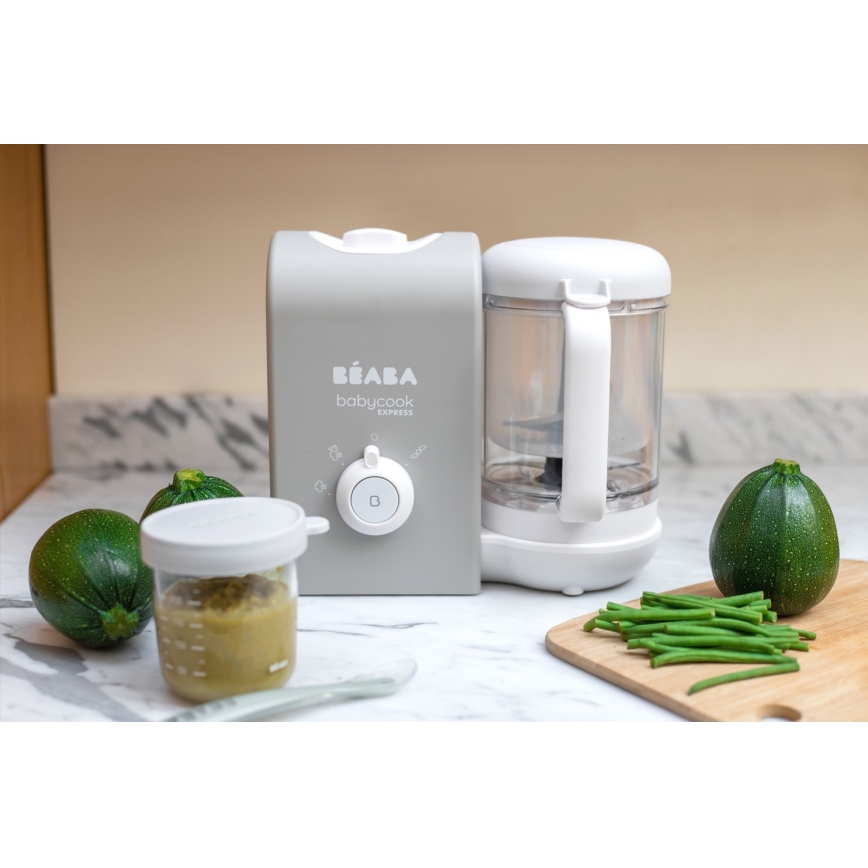 Beaba - Stoomkoker 2in1 BABYCOOK EXPRESS grijs