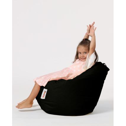 Bean bag 60x60 cm noir