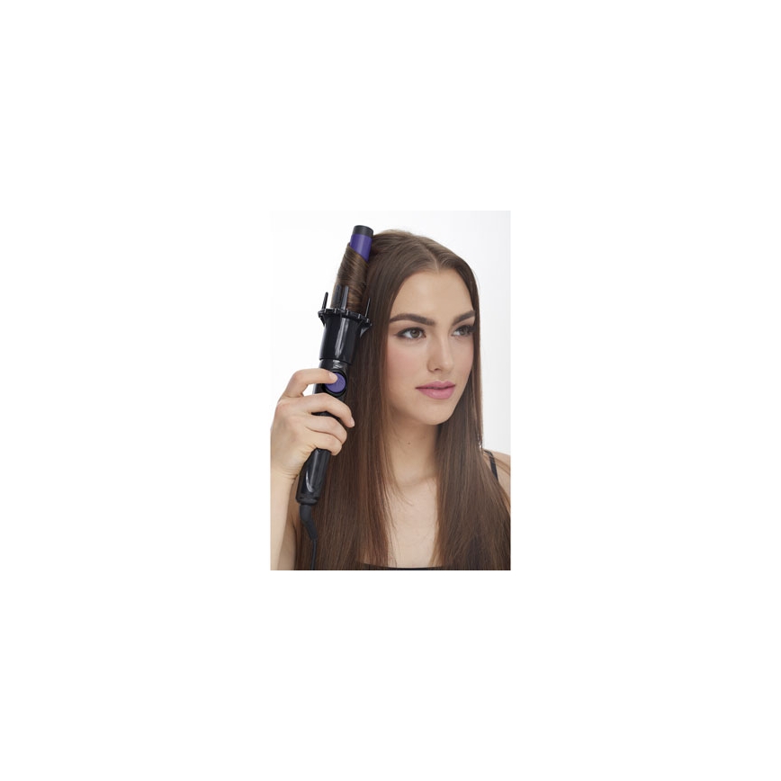 Bellissima 11307 - Roterende krultang voor haar RICCI&CURL 230V zwart/paars