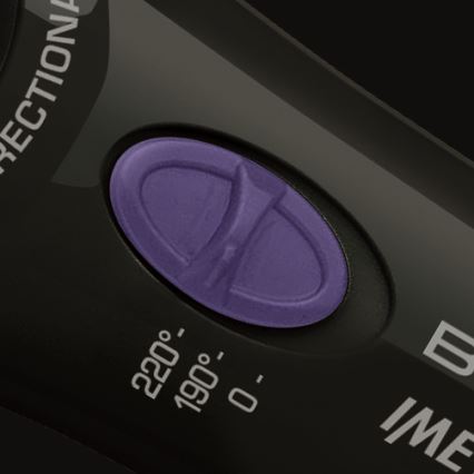 Bellissima 11307 - Roterende krultang voor haar RICCI&CURL 230V zwart/paars