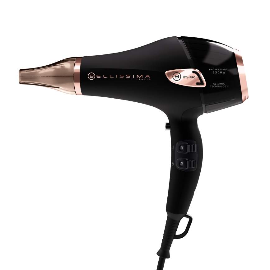 Bellissima 11665 - Sèche-cheveux MY PRO 2300W/230V noir/or rose