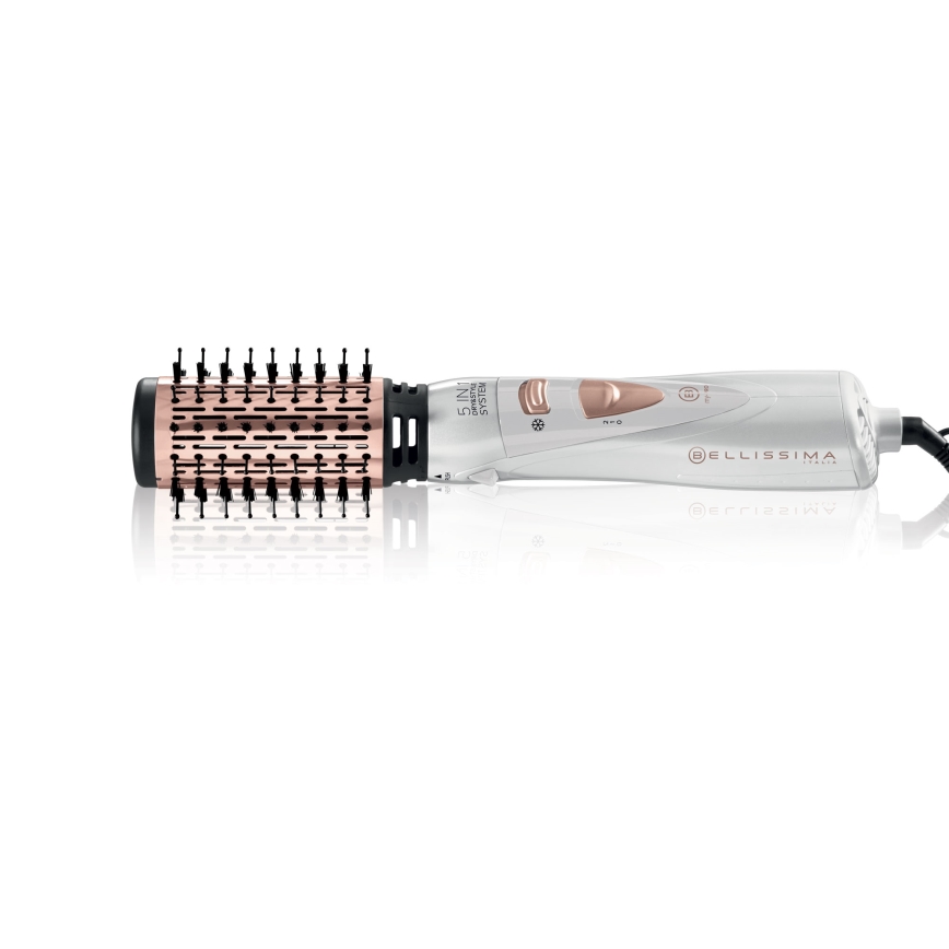 Bellissima 11726 - Hete-luchtborstel 5-in-1 MY PRO 1000 W/230 V wit/roségoud