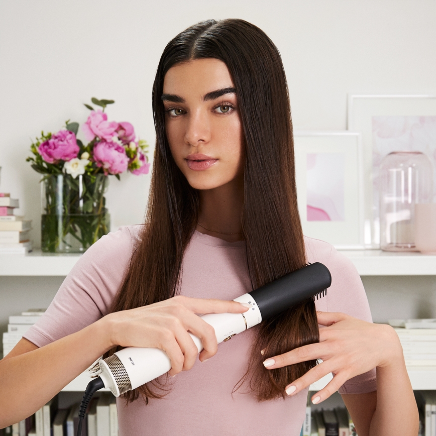 Bellissima 11847 - Heteluchtborstel 8-in-1 AIR WONDER 1000W/230V wit/goud