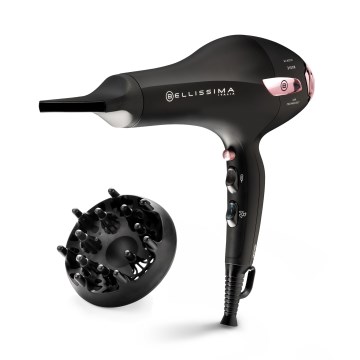Bellissima 11858 - Haardroger 2100W/230V zwart/roze